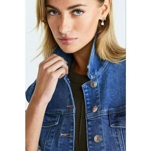 Women's denim casual jacket size M